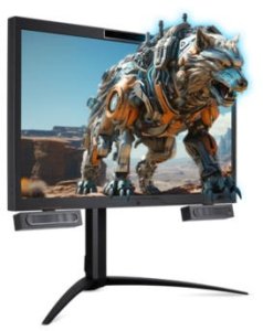 Acer DS2 (PSV27-2) 27 colių UHD erdvinis laboratorijos 3D žaidimų monitorius 68,6 cm (27 col.), 3D AHVA skydelis, 160 Hz, HDMI (2.1), 1x DP, 2x USB 3.0 (A tipas) 2