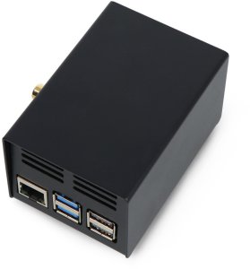 Dėklas, skirtas HiFiBerry ir Raspberry Pi 5 - plienas - juodas 1