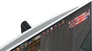 HP OMEN Transcend 32 White Backlit Gaming Charging Monitor - 31.5" 3840 x 2160 4K UHD 240Hz 250-nit AG, QD-OLED, USB-C(140W/15W)/2x HDMI/DisplayPort/Audio Jack, USB-C, 3x USB-A, KVM switch, speakers, height adjustable/tilt/pivot, 1 years 18