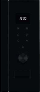 Juodos spalvos 38cm aukščio įmontuojama mikrobangų krosnelė AEG OS5MG20EB 2