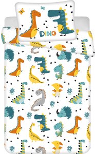 Jerry Fabrics vaikiškas patalynės komplektas Dino, 100x135, 2 dalių 1
