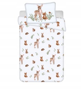 Jerry Fabrics vaikiškas patalynės komplektas Forest animals, 100x135, 2 dalių 1