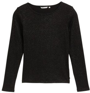 Tom Tailor Denim moteriška palaidinė, juoda sidabrinė 1