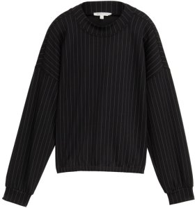 Tom Tailor Denim moteriška palaidinė, juoda 1