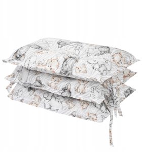 Aptel Ochrona łóżeczka Hobby Kids Zebra and lion 160x30 cm 3