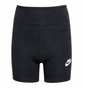 Nike tamprės mergaitėms NSW CLSSC 5IN, juodos 1