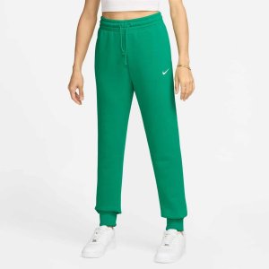 Nike moteriškos sportinės kelnės NSW PHNX FLC MR, žalios 1
