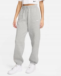 Nike moteriškos sportinės kelnės NSW PHNX FLC HR, pilkos spalvos 1