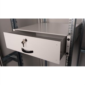 ROLINE Tastatureinschub 48,26cm 19Zoll 3 HE 400 T abschliessbar grau 4