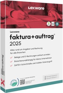 LEXWARE faktura+auftrag 2025 Jahresversion 365-Tage Box 1