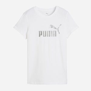 Puma moteriški marškinėliai ESS, balti 1