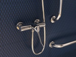 ALGEO MEDICO bateria natryskowa ścienna, chrom 2