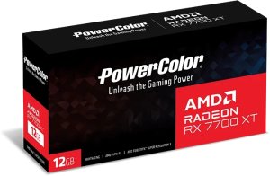 Karta graficzna POWERCOLOR Radeon RX 7700 XT 12GB GDDR6 (RX7700XT 12G-P) 7