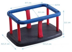 HUŚTAWKA KUBEŁKOWA NA ŁAŃCUCHACH EN1176 7