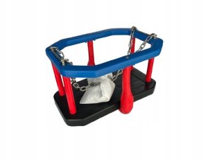 HUŚTAWKA KUBEŁKOWA NA ŁAŃCUCHACH NIERDZEWNYCH EN1176 PLAC ZABAW 2