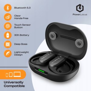 PowerLocus Bluetooth Headphones Open Ear Move 2