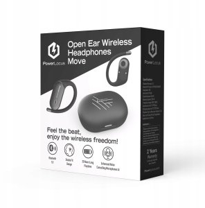 PowerLocus Bluetooth Headphones Open Ear Move 3