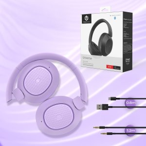 Słuchawki PowerLocus Bluetooth Headphones ANC Universe Purpl 2