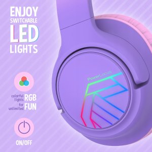 PowerLocus Bluetooth Headphones Bobo Kids Black/Bl 4