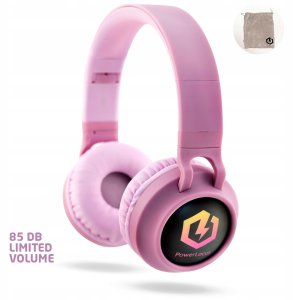 PowerLocus Bluetooth Headphones Buddy Kids Pink 1