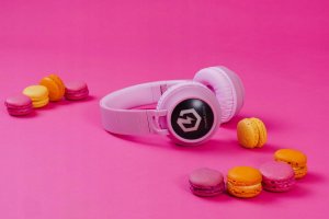 Słuchawki PowerLocus Bluetooth Headphones Buddy Kids Pink 3