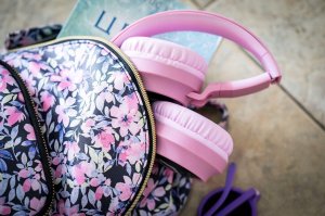 Słuchawki PowerLocus Bluetooth Headphones Buddy Kids Pink 4