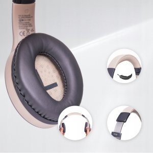 PowerLocus Bluetooth Headphones P19 Asphalt Grey 2