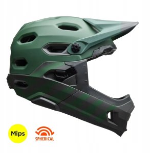 Kask full face BELL SUPER DH MIPS SPHERICAL matte green roz. M (55–59 cm) (NEW 2025) 1