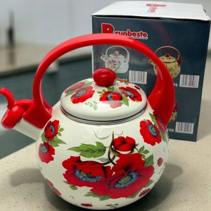 CZAJNIK EMALIOWANY 2.2L BRUNBESTE POPPY BB-2498 5