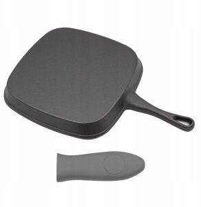 Patelnia Brunbeste PATELNIA GRILLOWA ŻELIWNA 24X24CM BRUNBESTE BB-2668 4