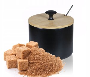 CUKIERNICA METALOWA Z ŁYŻECZKĄ 350ML BRUNBESTE BB- 2670 1