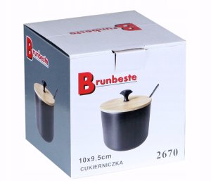 Brunbeste CUKIERNICA METALOWA Z ŁYŻECZKĄ 350ML BRUNBESTE BB- 2670 7