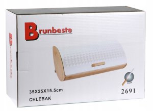 CHLEBAK BAMBUSOWO-STALOWY BRUNBESTE COSMIC BB-2691 BIAŁY 5