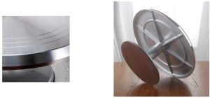 PATERA OBROTOWA DO CIAST TORTU BABECZEK 30CM BRUNBESTE BB-3261 3