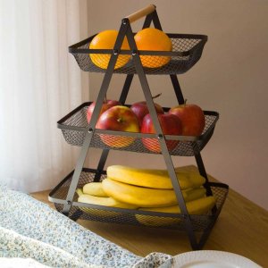 KOSZYK PIĘTROWY NA OWOCE 3 POZIOMOWY PATERA BRUNBESTE BB-3434 2