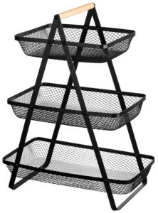 KOSZYK PIĘTROWY NA OWOCE 3 POZIOMOWY PATERA BRUNBESTE BB-3434 5