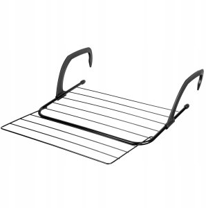 SKŁADANA SUSZARKA NA PRANIE NA GRZEJNIK KALORYFER BALKON 50 CM ROZSUWANA BRUNBESTE BB-3900 1