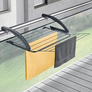 Brunbeste SKŁADANA SUSZARKA NA PRANIE NA GRZEJNIK KALORYFER BALKON 50 CM ROZSUWANA BRUNBESTE BB-3900 2