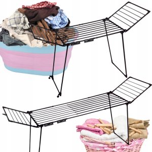 SUSZARKA DO PRANIA UBRAŃ I BIELIZNY BALKONOWA TELESKOPOWA XXL 2 SKRZYDŁA 27MB BRUNBESTE BB-3904 5