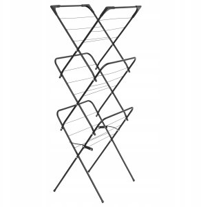 3-POZIOMOWA STOJĄCA SUSZARKA BALKONOWA PIONOWA NA PRANIE, SKŁADANA, 6 SKRZYDEŁ BRUNBESTE BB-3911 4