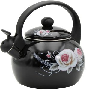 Brunbeste Czajnik Emaliowany 2.2L Black Rose (BB-4551) 1