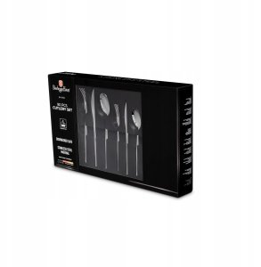 KOMPLET SZTUĆCÓW 90-ELE DLA 9 OSÓB BŁYSZCZĄCE SREBRNE BERLINGER HAUS BH-2762 2