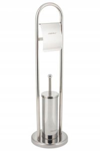 SZCZOTKA TOALETOWA DO WC Z UCHWYTEM NA PAPIER KINGHOFF KH-3221 1