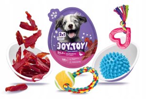 JOY&TOY! SNACK SUPRISE DLA PSA 2w1        ZABAWKA+SMAKOŁYK 20g KACZKA   /18 1