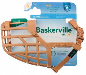 BASKERVILLE KAGANIEC CLASSIC 8 BEŻOWY     dł. 7,5cm obwód 32cm 1