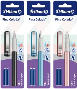 Pióro wieczne Pina Colada + 2 naboje mix 2