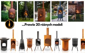 Palenisko ogrodowe Ambiance BONFEU KOMINEK OGRODOWY BONSOLO CZARNY 7