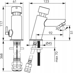 Z501R / FERRO / PRESTIGE PRO / BAT. UMYWALKA CZASOWA Z REG. TEMP., CHROM / 4