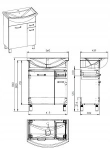 RE169192008060 / ELITA / SUNN / SET 65 2D 1S WHITE HG NN / 169192 / 2