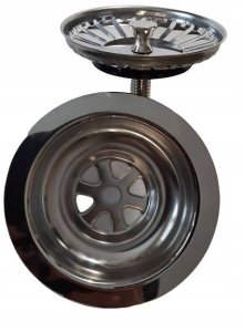 17005 SITKO ZLEWOZMYWAKOWE 3,5' + ŚRUBA L-45MM+KOREK CEDZAK AKCES // S.SITKO+ŚRUBA.Z.A-3,5 6